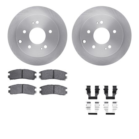 DYNAMIC FRICTION CO 6512-72233, Rotors with 5000 Advanced Brake Pads includes Hardware 6512-72233
